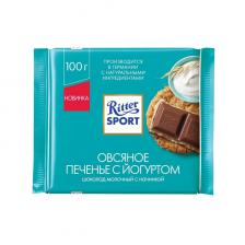 Шоколад Ritter sport Овсяное печенье с йогуртом 100 гр