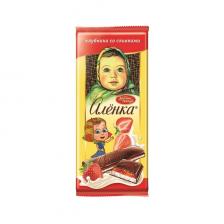 Шоколад Красный Октябрь Аленка с начинкой клубника со сливками 87 гр (10 шт)