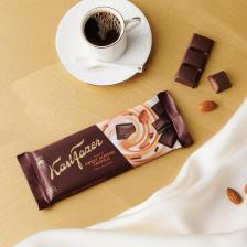 Шоколад Karl Fazer темный с трюфельной начинкой со вкусом миндаля 100 г – фото 1
