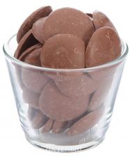 Шоколад молочный 35% какао в каплях Томер Expert, 1 кг.