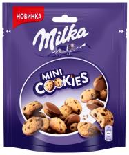 Печенье MILKA Mini cookies, Молочный шоколад, Пакет, 100гр