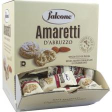 Печенье сдобное FALCONE "Amaretti" мягкое classico, 1 кг (100 шт. по 10 г), в коробке Office-box