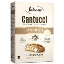Печенье сахарное FALCONE "Cantucci" с миндалем, 200 г, картонная упаковка