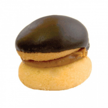Печенье Бисквитное круглое с шоколадной глазурью 1,5 кг
