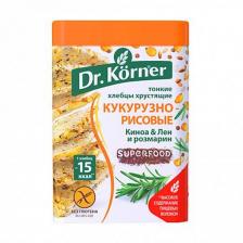 Хлебцы Кукурузно-рисовые с киноа, 100г (Dr. Korner)