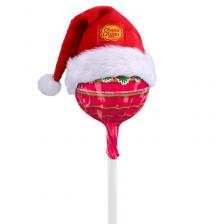 Новогодний сладкий подарок Chupa Chups Мега Рождество 725 г (с шапкой)