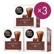 Горячий шоколад в капсулах Nescafe Dolce Gusto Chococino Какао Чокочино, 16 кап х 3 уп