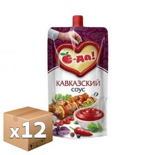 Соус Е-да томатный Кавказский 230 гр (12 шт/уп)