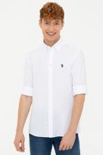 Рубашка мужская U.S. POLO Assn. G081SZ0040CEDROREG021K белая 2XL