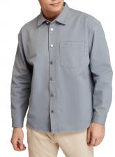 Джинсовая рубашка мужская oodji 6L430002M синяя XL