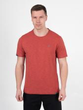 Мужская футболка «Великоросс» терракотового цвета круглый ворот – фото 1