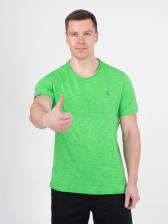 Мужская футболка «Великоросс» травяного цвета круглый ворот – фото 2