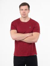 Мужская футболка «Великоросс» красного цвета - круглый ворот – фото 3