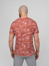 Мужская футболка «Великоросс» кирпичного цвета – фото 1