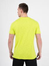 Мужская футболка «Великоросс» салатового цвета круглый ворот – фото 4