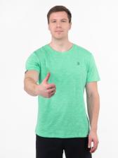 Мужская футболка «Великоросс» мятного цвета круглый ворот – фото 3