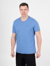Мужская футболка «Великоросс» цвета морской волны круглый ворот – фото 1