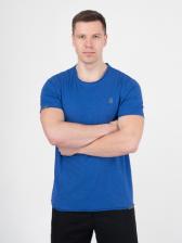 Мужская футболка «Великоросс» синего цвета круглый ворот – фото 3
