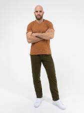 Плотные джинсы цвета хаки из 100%-ного премиального хлопка – фото 2
