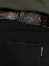 Плотные джинсы чёрного цвета из 100%-ного премиального хлопка – фото 4
