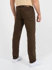Плотные джинсы тёмно-коричневого цвета из 100%-ного премиального хлопка – фото 1