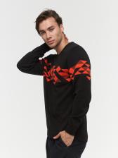 Пуловер мужской 212-12282 VAY черный 48 RU