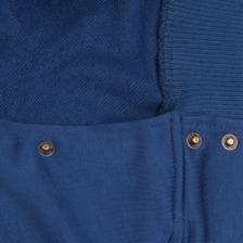 Бомбер Garment тёмно-синий/белый полиэстер – фото 3