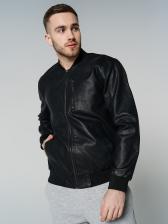 Кожаная куртка мужская ТВОЕ A7333 черная XL