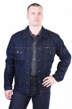 Джинсовая куртка мужская Montana 5054UnWash синяя 2XL
