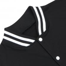 Бомбер Garment чёрный/белый полиэстер – фото 3