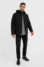 Куртка мужская Finn Flare B21-21004 черная 3XL