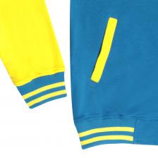 Бомбер Garment тёмно-синий/жёлтый хлопок – фото 1
