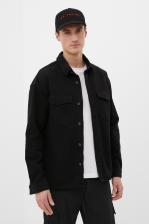 Джинсовая куртка мужская Finn Flare FBC25007 черная XL