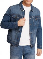 Джинсовая куртка мужская oodji 6L300007M-3 синяя S