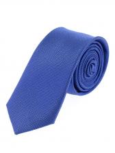 Галстук мужской 2beMan tie-poly-kltext-narrow синий