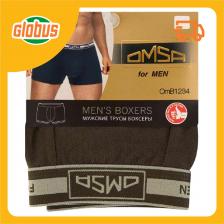 Трусы-боксеры мужские Omsa for Men B1234 цвет: темно-оливковый
