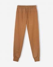 Спортивные брюки Gloria Jeans коричневые с принтом run для мальчиков 5-6 лет/116