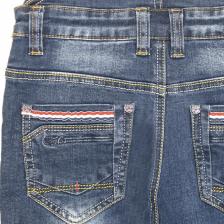 Комбинезон джинсовый для мальчиков утеплённый, рост 98 см – фото 3
