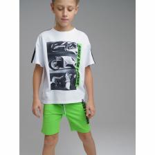 Шорты для мальчика, рост 152 см - 2 шт, цвет зелёный, чёрный – фото 3