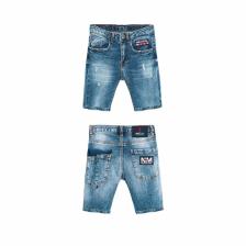 Шорты для мальчика джинсовые, рост 128 см, цвет синий