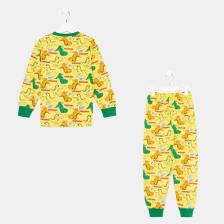 Пижама для мальчика, цвет желтый, рост 104 – фото 2