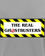 Футболка с принтом Охотники за привидениями (Ghostbusters) серая 001 – фото 1