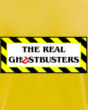 Футболка с принтом Охотники за привидениями (Ghostbusters) желтая 001 – фото 1