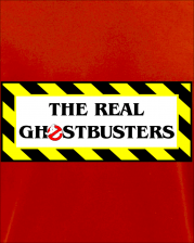 Футболка с принтом Охотники за привидениями (Ghostbusters) красная 001 – фото 1