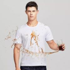 Непромокаемая футболка Xiaomi Supield Technology Pure Cotton Hydrophobic Anti-Fouling T-Shirt White (размер XL) – фото 1