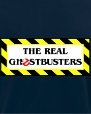 Футболка с принтом Охотники за привидениями (Ghostbusters) темно-синяя 001 – фото 1
