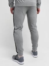 Спортивные штаны «Великоросс» цвета серый меланж. Лёгкий футер – фото 1