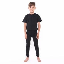 Термобелье для мальчика (кальсоны), цвет черный, рост 116 см – фото 1