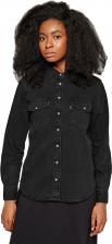 Рубашка женская Levi's Women Essential Western Shirt черная XS