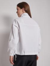 Блузка-рубашка Zolla в спортивном стиле, белая, S